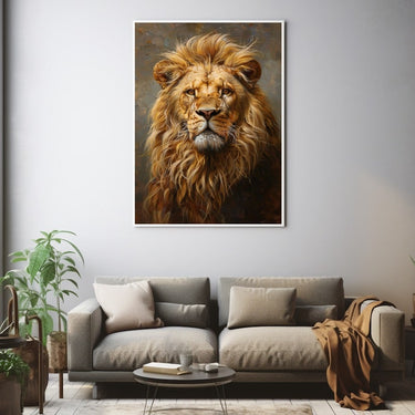 Lion Face Canvas